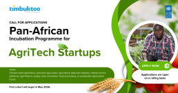 Pan-African Incubation Programme for Agritech Startups